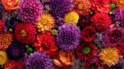 Vibrant Floral Bloom Background