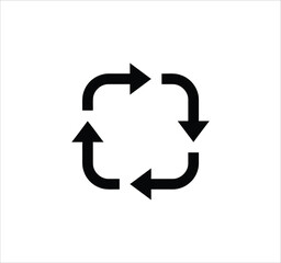 Recycling and eco icon set with line vector symbols for waste management and a green environment.