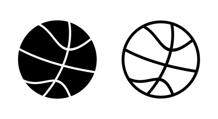 Basketball icon symbol for apps and websites. Basketball ball sign and symbol