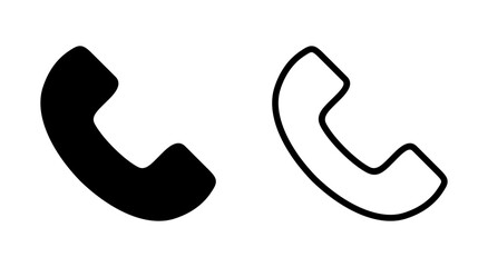 Call icon symbol for apps and websites. telephone sign and symbol. phone icon. contact us