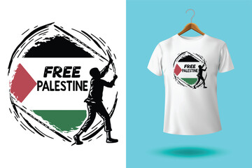 Palestine design vector, Save Palestine illustration for banner, t-shirt, poster, sticker, badges, social media design. Hand-Drawn Lettering Phrase, Calligraphy Graphic Typography.