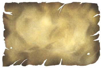ボロボロの紙切れ・古びた紙・地図ゲームアイテム素材