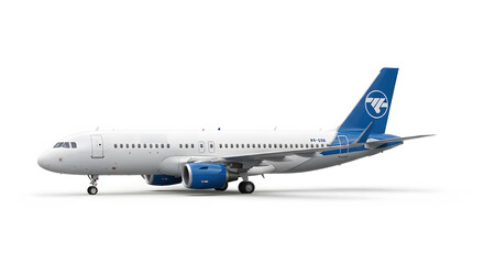 Airbus Aircraft on Runway: An Airbus aircraft, poised for flight, embodies the spirit of modern air travel, symbolizing seamless journeys, global connectivity, and the pursuit of distant destinations.