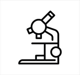 Chemistry & Laboratory set of web icons in line style. Editable stroke icons including flask, test tube, microscope, chemical formula, molecular structure, experiment, biotechnology, and science resea