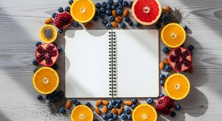 Flat Lay of Baking Ingredients and Utensils, Whisk with Flour and Eggs on Wooden Table