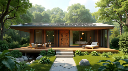 NATURE INSPIRED HOUSE