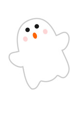 かわいいおばけのイラスト