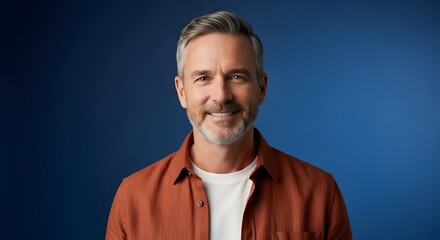 Middle-Aged Man Whisking Ingredients in Kitchen, Healthy Cooking Lifestyle