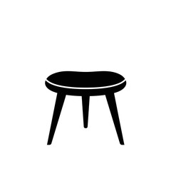 Round Table Icon – Modern Furniture, Dining, Coffee Table Vector Symbol