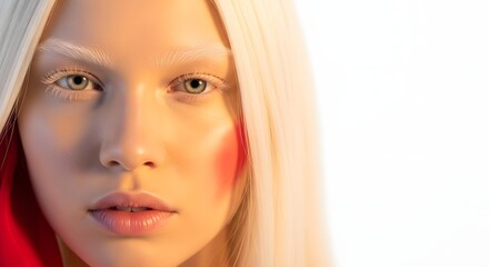 Close-up Portrait of a Sophisticated Woman Smiling Confidently in a Modern Office