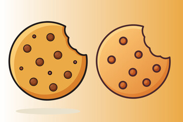 Cookies logo design template

