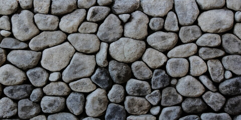 Ancient stone wall, large grey rock texture background