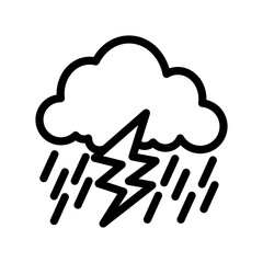 Storm icon design template