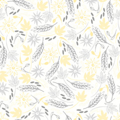 Lightweight Floral Motif with Clean, Calm Texture