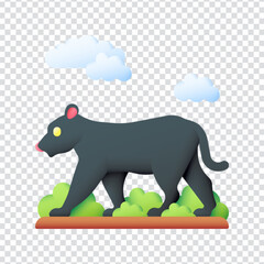 Panther Wildlife Icon