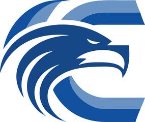 Logo of the College of the Crescent featuring a crescent moon and academic symbols in a modern design.