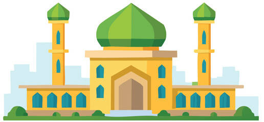 mosque vector illustration