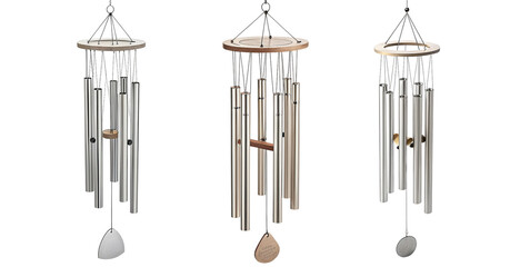 Elegant wind chimes with soothing sounds create a tranquil atmosphere, bringing a touch of zen and...