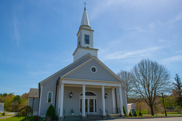 St Ann Church at 675 N Main Street in town of Raynham, Bristol County, Massachusetts MA, USA. 