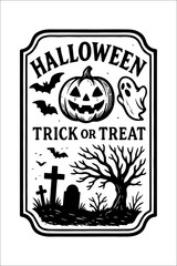 Halloween Label Desgin / 31 October