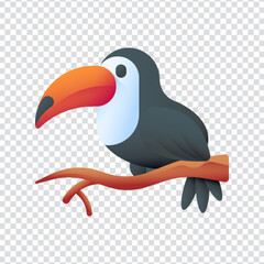 Fototapeta premium Toucan Bird Icon