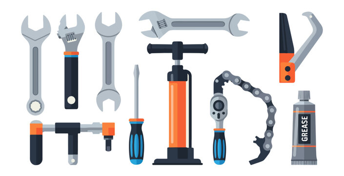 Variety of tools for maintenance