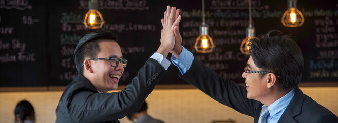 Banner diversity solidarity team multiethnic Partners hands together teamwork. Group of multiracial...