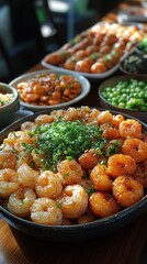 Sumptuous food posing