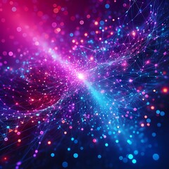 Scatter Network with Glowing Nodes