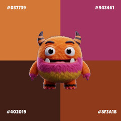 Cute Fantasy Monster Palette Styles