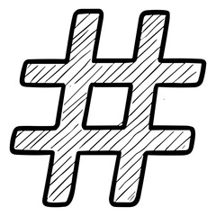 Obraz premium Hashtag