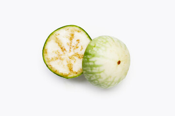 Thai green eggplant, fresh organic vegetables