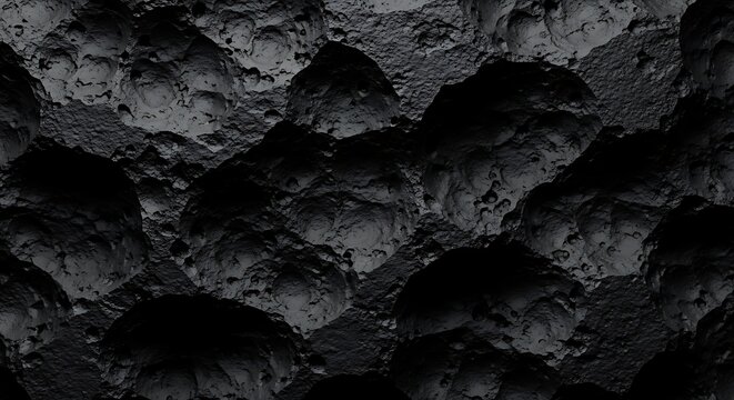 Dark, Textured Rock Formation.