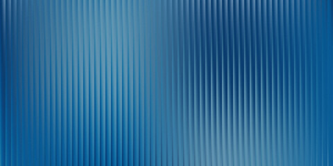 Obraz premium Blue ribbed glass texture background abstract