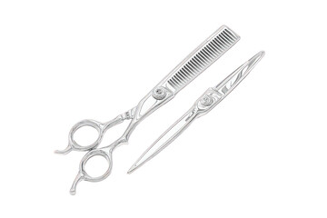 Pair Of Professional Hairdressing Scissors And Shears
