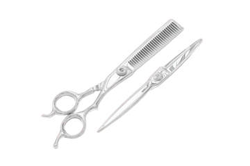 Pair Of Professional Hairdressing Scissors And Shears