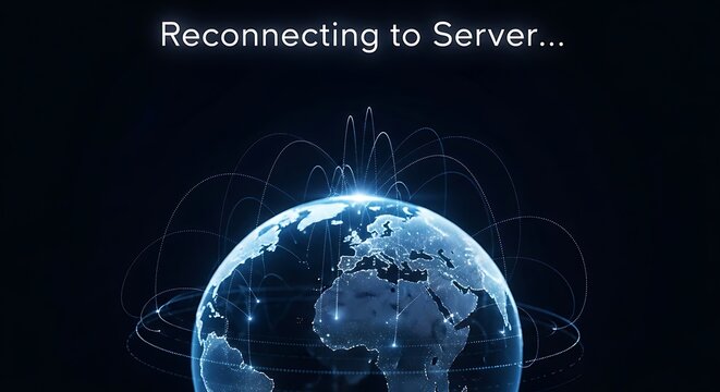 Global data network connecting continents for seamless worldwide communication, a modern digital world with connected technology across the earth