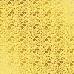 Flowers abstract yellow background