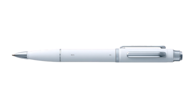 White Pen on Transparent Background