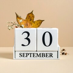 Autumnal calendar display (1)