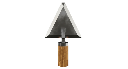 Trowel with metal blade and wood handle