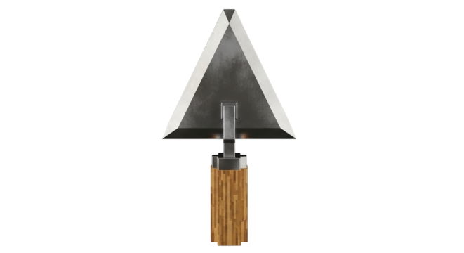 Trowel with metal blade and wood handle