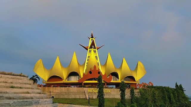 The iconic Menara Siger (Siger Tower) a Symbol of Identity in the Southeastern Tip of Lampung