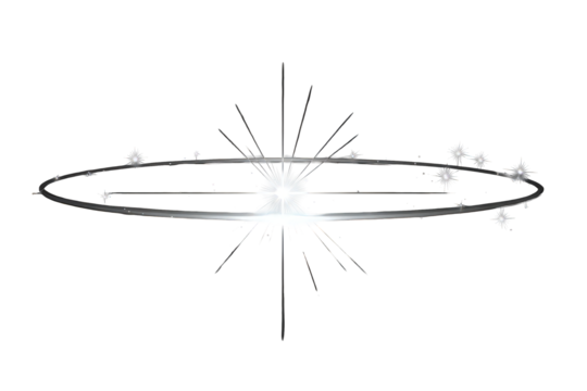 Bright White Star Light in a Dark Galaxy