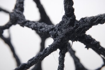 Abstract Black Network Structure