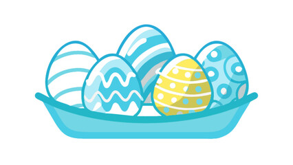 Download easter eggs vector graphic design for spring holiday celebration and decoration elements