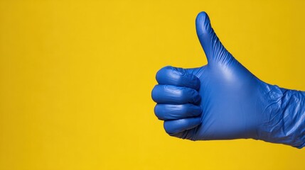 The classic thumbs up sign is a universally recognized positive gesture of agreement, success, and things being good or okay