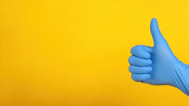 The classic thumbs up sign is a universally recognized positive gesture of agreement, success, and things being good or okay