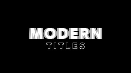 Overlapping Color Overlay Titles