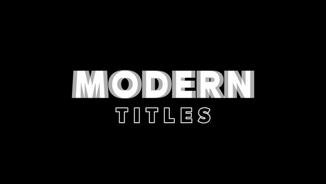 Overlapping Color Overlay Titles